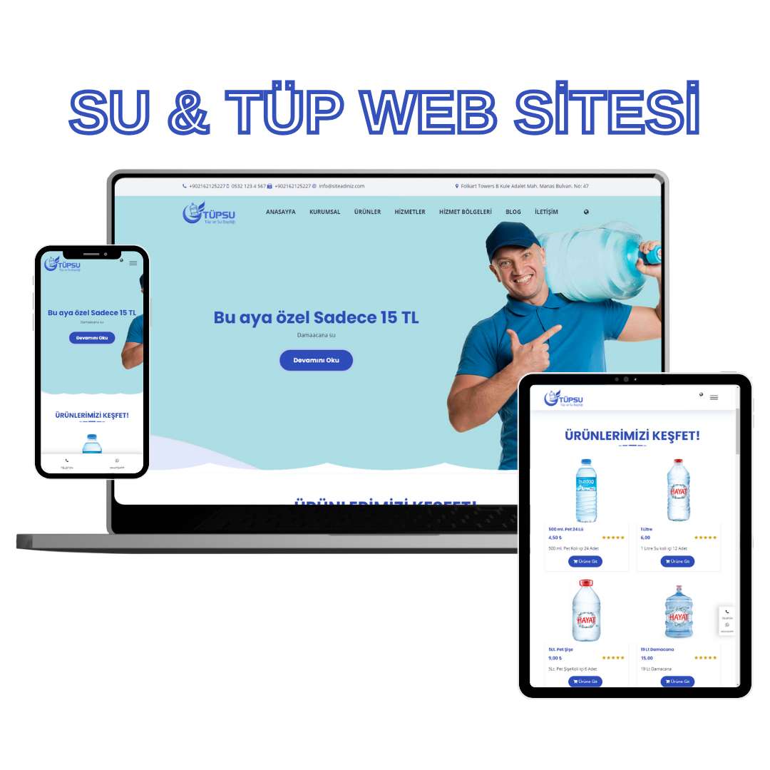 Su & Tüp Web Sitesi