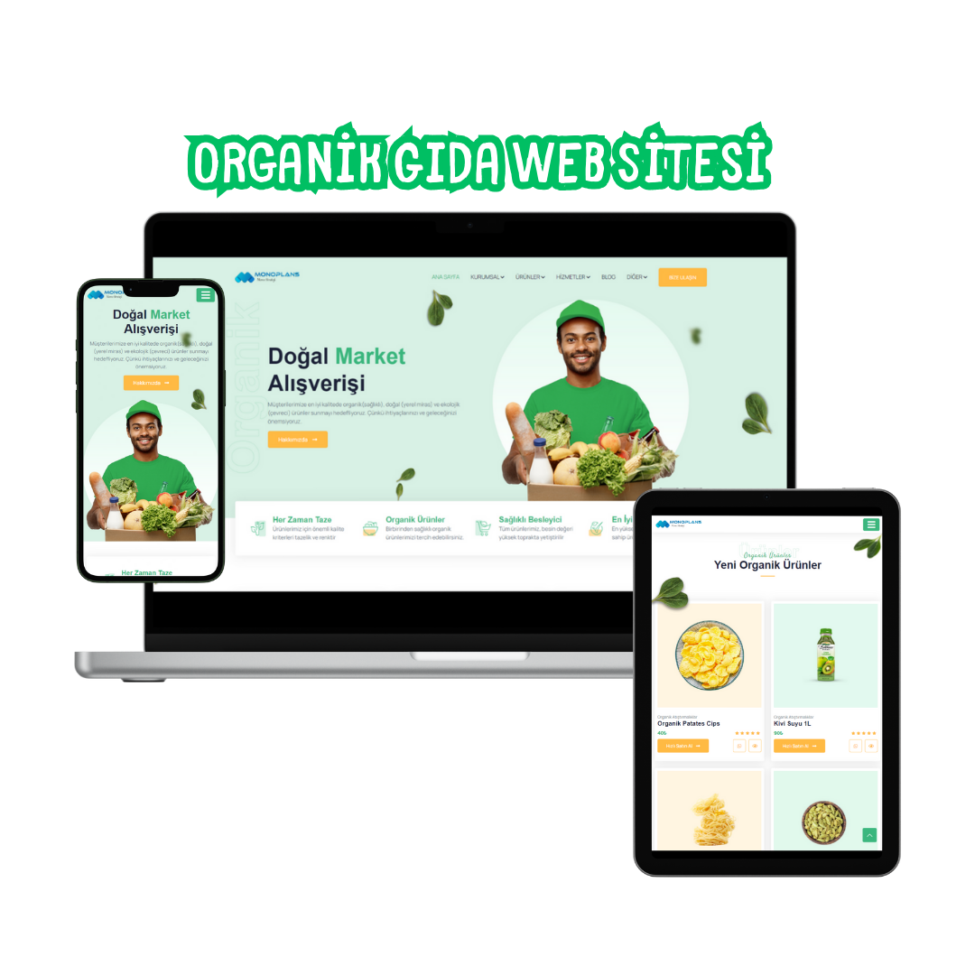 Organik Web Sitesi Demo